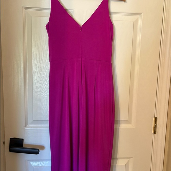 Eliza J Gathered sheath beautiful pink dress size 6 wedding guest dress - Picture 10 of 10